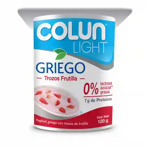 Colun Yogurt Griego Light Pro 7 Sabor Frutilla