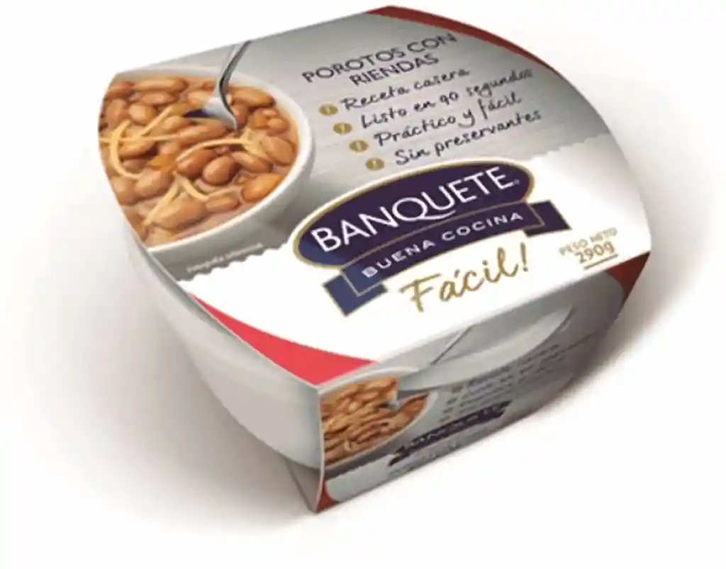 Banquete Porotos Con Riendas Facil