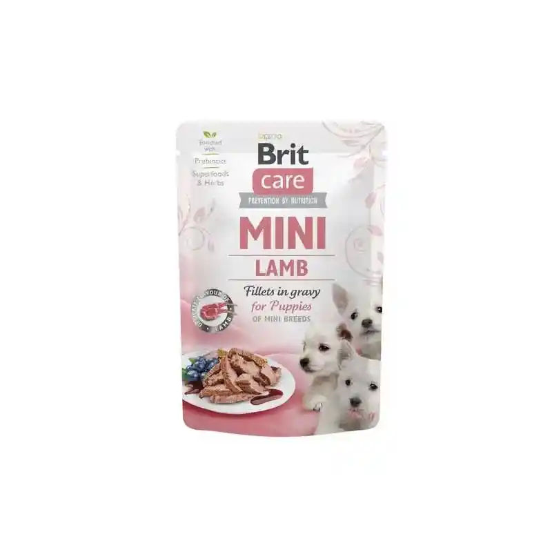 Brit Care Pouch Mini Puppy Filetes Cordero en Salsa