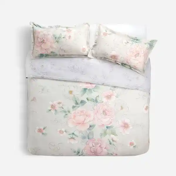 Funda Plumón Timeless Print Garden 2 Plazas Rosen