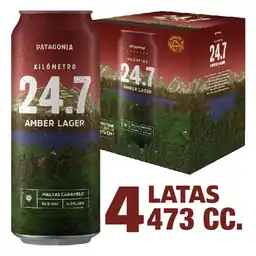 Patagonia Pack Cerveza Km 24.7 Amber Lager