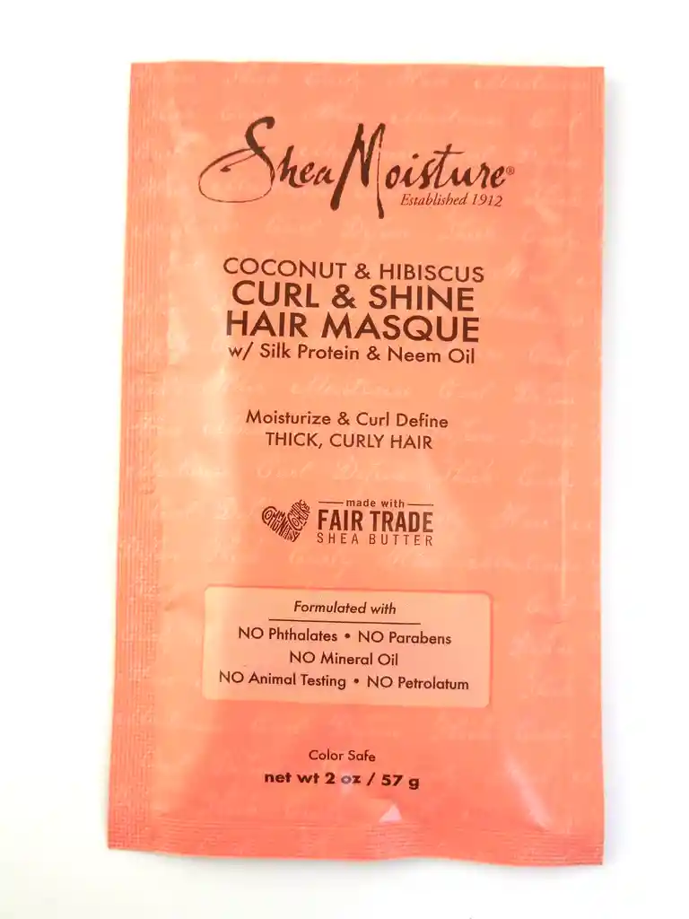 Shea Moisture Tratamiento Capilar Coconut and Hibiscus