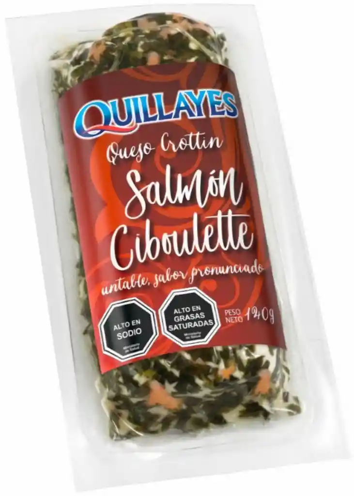 Queso Crottin Vaca Salmon Ciboulette