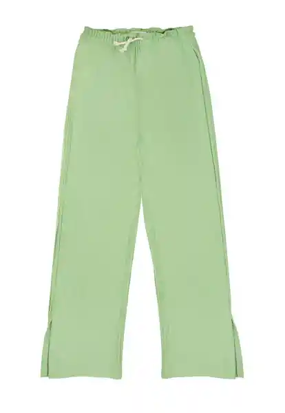 Pantalón Palazzo Essence jr Niña Verde Talla 08 - 405