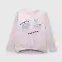 Polera Arcoíris de Niña Lila Talla 3A Colloky