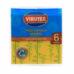 Virutex Paño Esponja de Fibra Natural