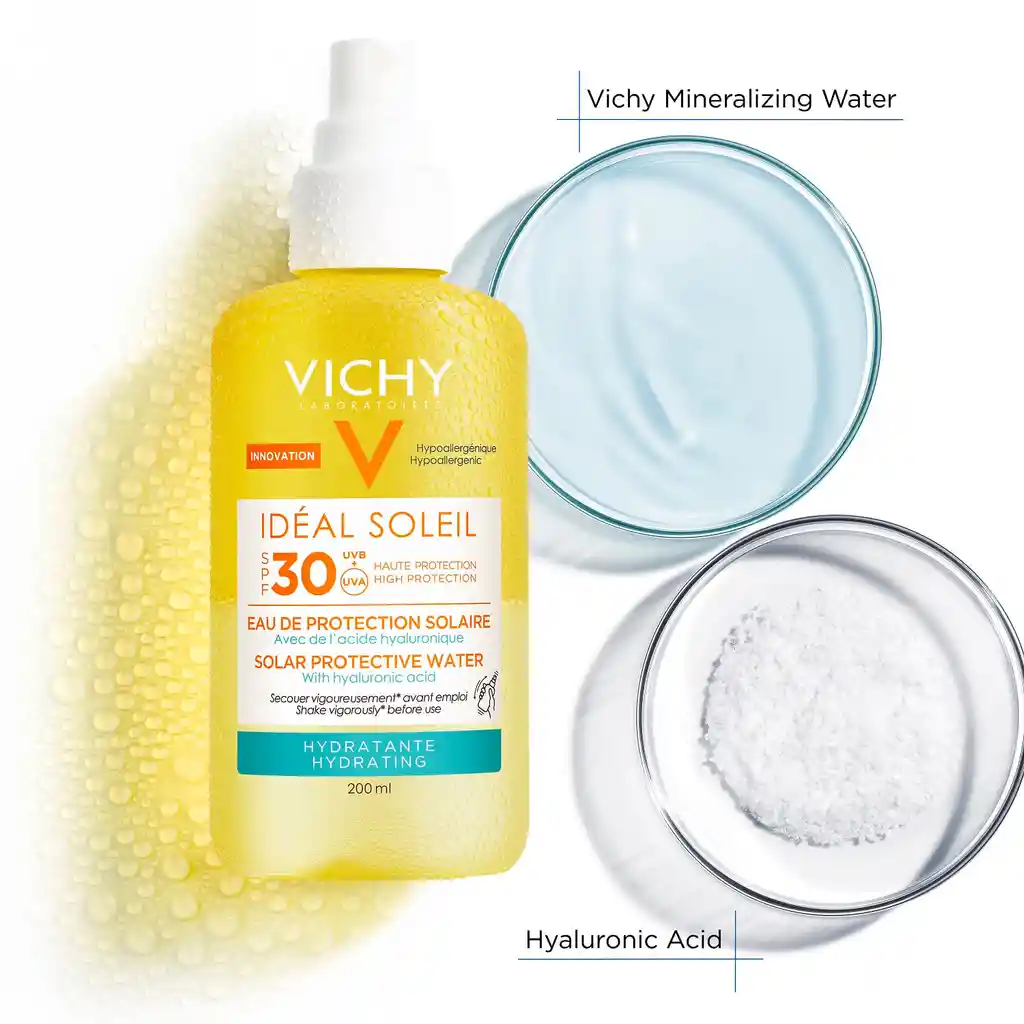 Vichy Ideal Soleil Agua Proteccion Solar Hidratante Fps30