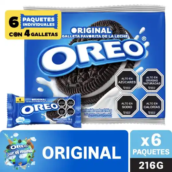 Oreo Galleta Tipo Sándwich con Crema de Vainilla