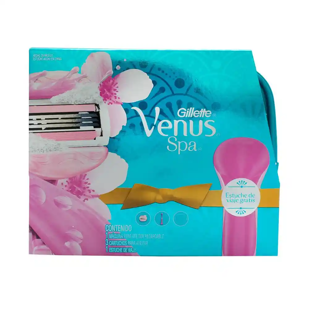 Gillette Venus Kit Spa Máquina para Afeitar Recargable