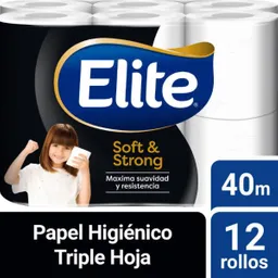 Elite Papel Higienico Soft And Strong Triple Hoja