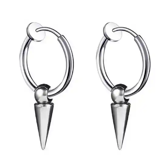 Aros a Presión Espina Acero Plateados