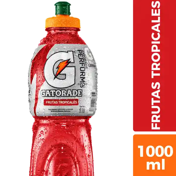 Gatorade Bebida Hidratante Sabor Frutas Tropicales 1 L