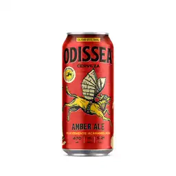 Cerv Odissea Amber Ale Lata 5.2°G 470 cc