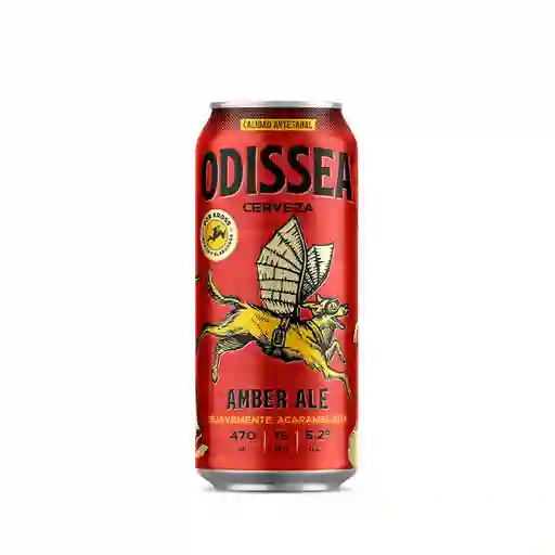 Cerv Odissea Amber Ale Lata 5.2°G 470 cc