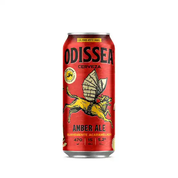 Cerv Odissea Amber Ale Lata 5.2°G 470 cc