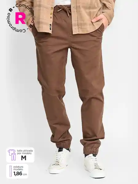 Half Pantalón Jogger Tony tt Café L