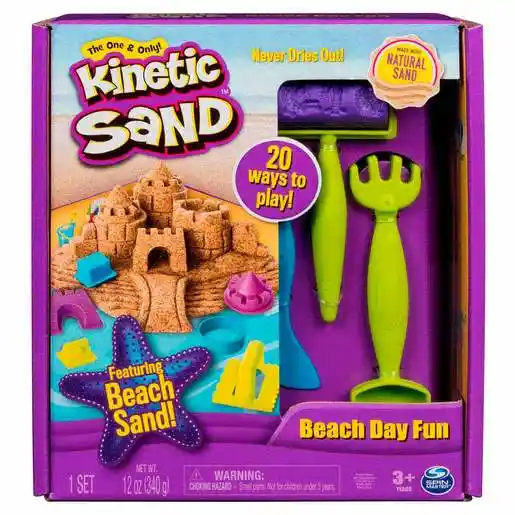 Kinetic Sand Set De Masa Un Día En La Playa