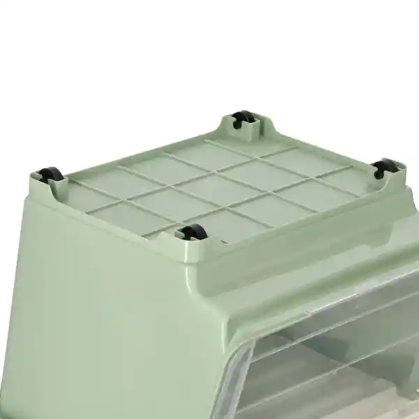 Caja Apilable de Plástico Con Ruedas 34 L Casaideas