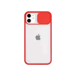 Miniso Carcasa Para Celular Iphone 11 Pro Cubierta Lente Rojo