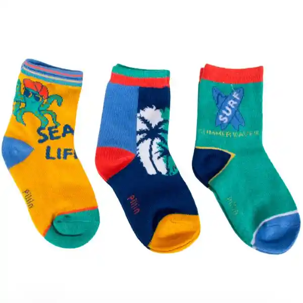 Pack Calcetines Bebé Niño Multicolor 16 Pay112-23Sur Pillín