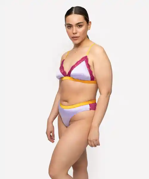 Lounge Panty Culotte Dreamy Encaje Lila Talla M