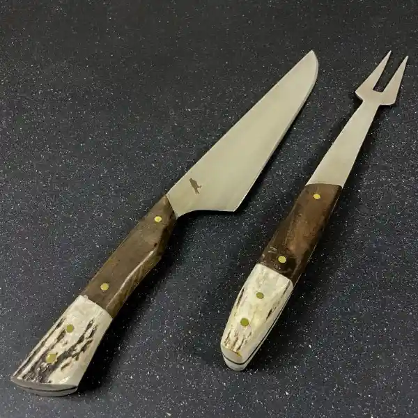 Set Parrillero Inoxidable Chinchilla 37 cm