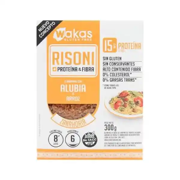 Wakas Fideos Para Celiacos Risoni Zanahoria