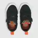 Zapatillas Urbana Dos Velcros Negro Talla 21