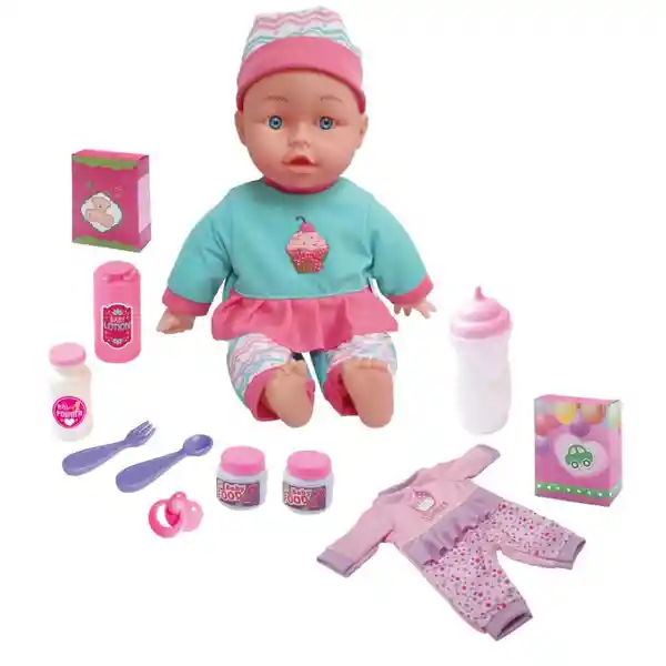 Baby Muñeca With Accessories 33 cm