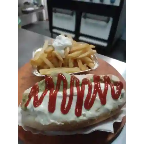 Completo Italiano con Papas Fritas