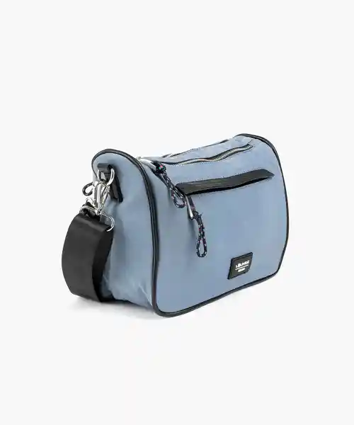 Lounge Cartera Nylon Cruzada Doble Strap Azul