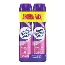 Desodorante Spray Lady Speed Stick 24/7 Fresh Pack 91 g x 2 Und