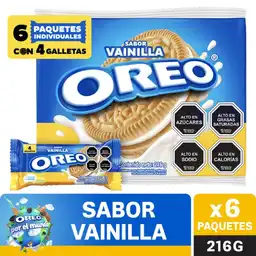 Oreo Galleta Sabor Vainilla Rellenas de Crema