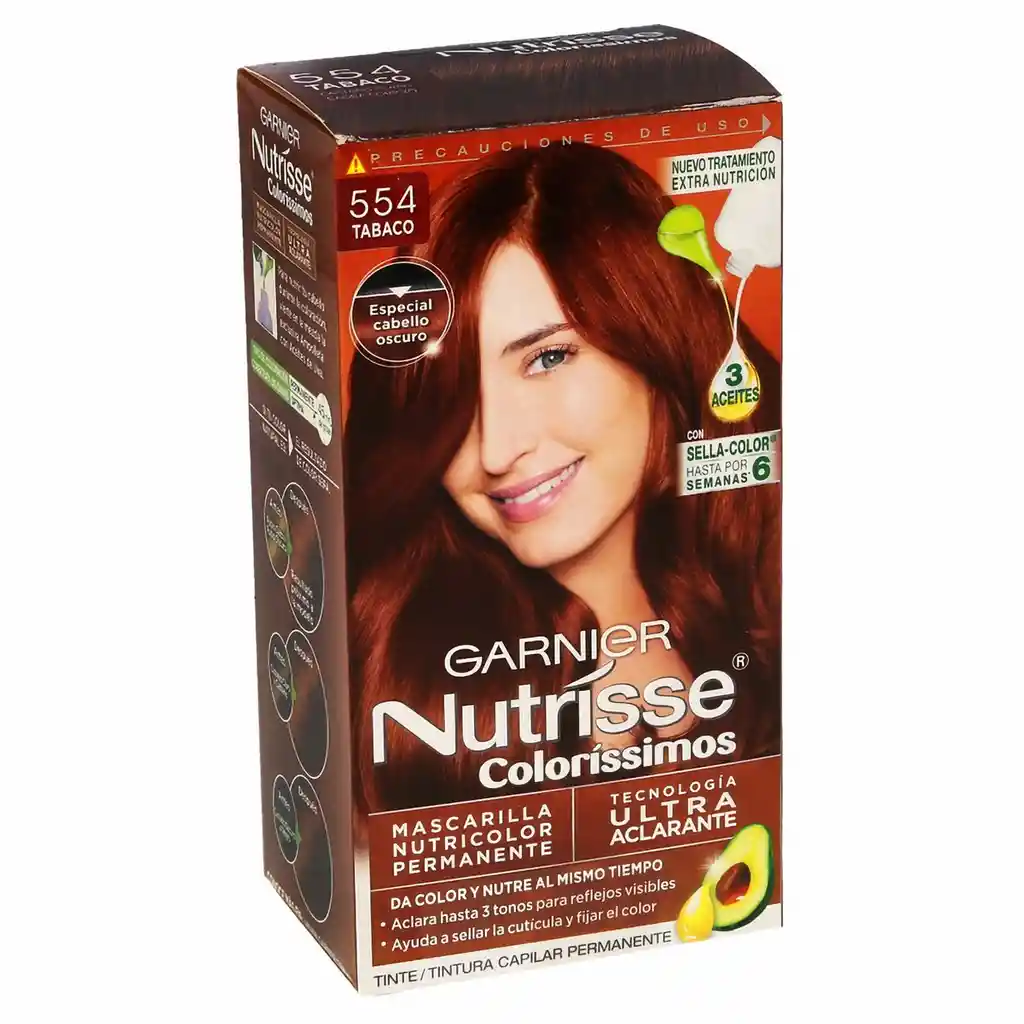Garnier-Nutrisse Coloración Coloríssimos 554 Tabaco