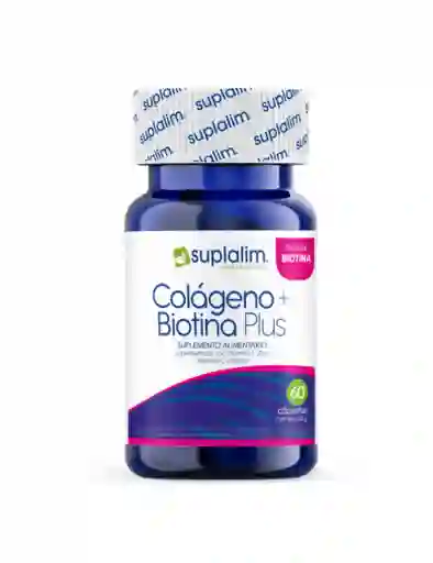 Suplalim Suplemento Alimentario de Colágeno + Biotina Plus