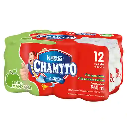 Chamyto Bebida Láctea Probiótica Sabor a Manzana