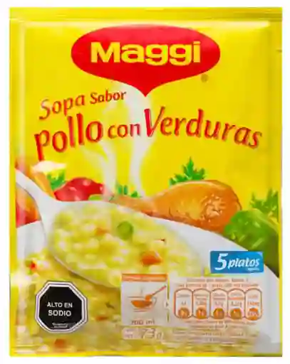 Maggi Sopa De Pollo Con Verduras Y Fideos