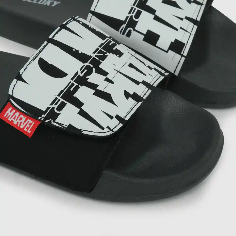 Pantinas Marvel De Niño Negro Talla 33