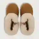 Botas Niña Con Pelos Camel Talla 28