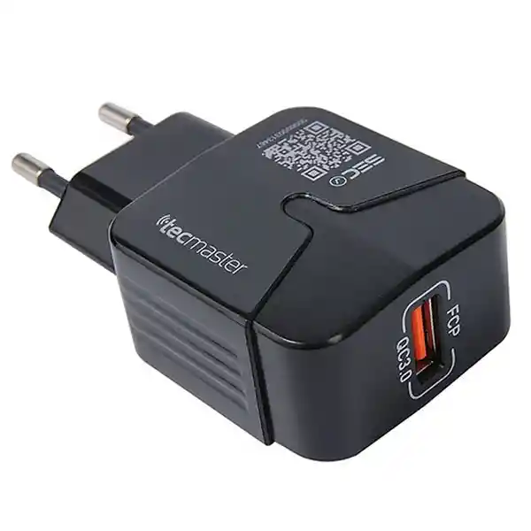 Tecmaster Cargador Pared Quick Charge Certificado 3.0a