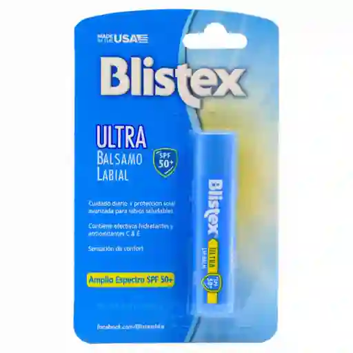Blistex Bálsamo Labial Ultra con SPF 50+