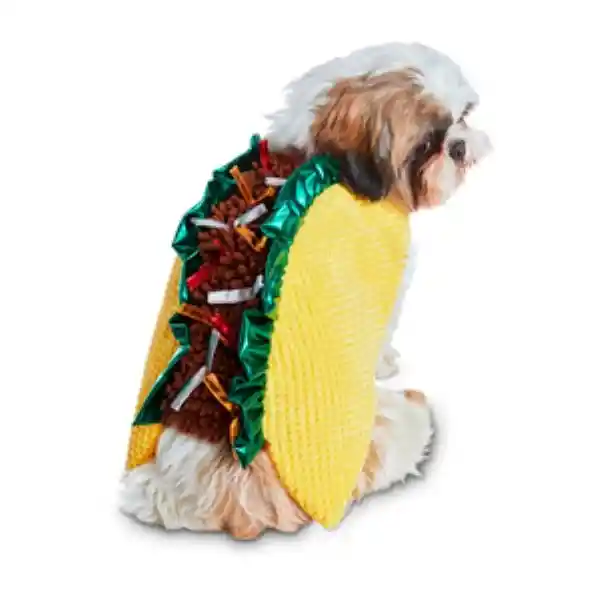 Bootique Disfraz en Forma de Taco Para Perro X-Grande