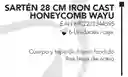 Wayu Sartén Iron Cast Honeycomb 28 cm