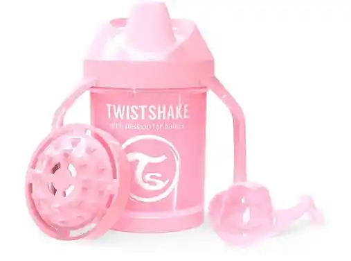 Twistshake Vaso Mini Cup Rosado Pastel