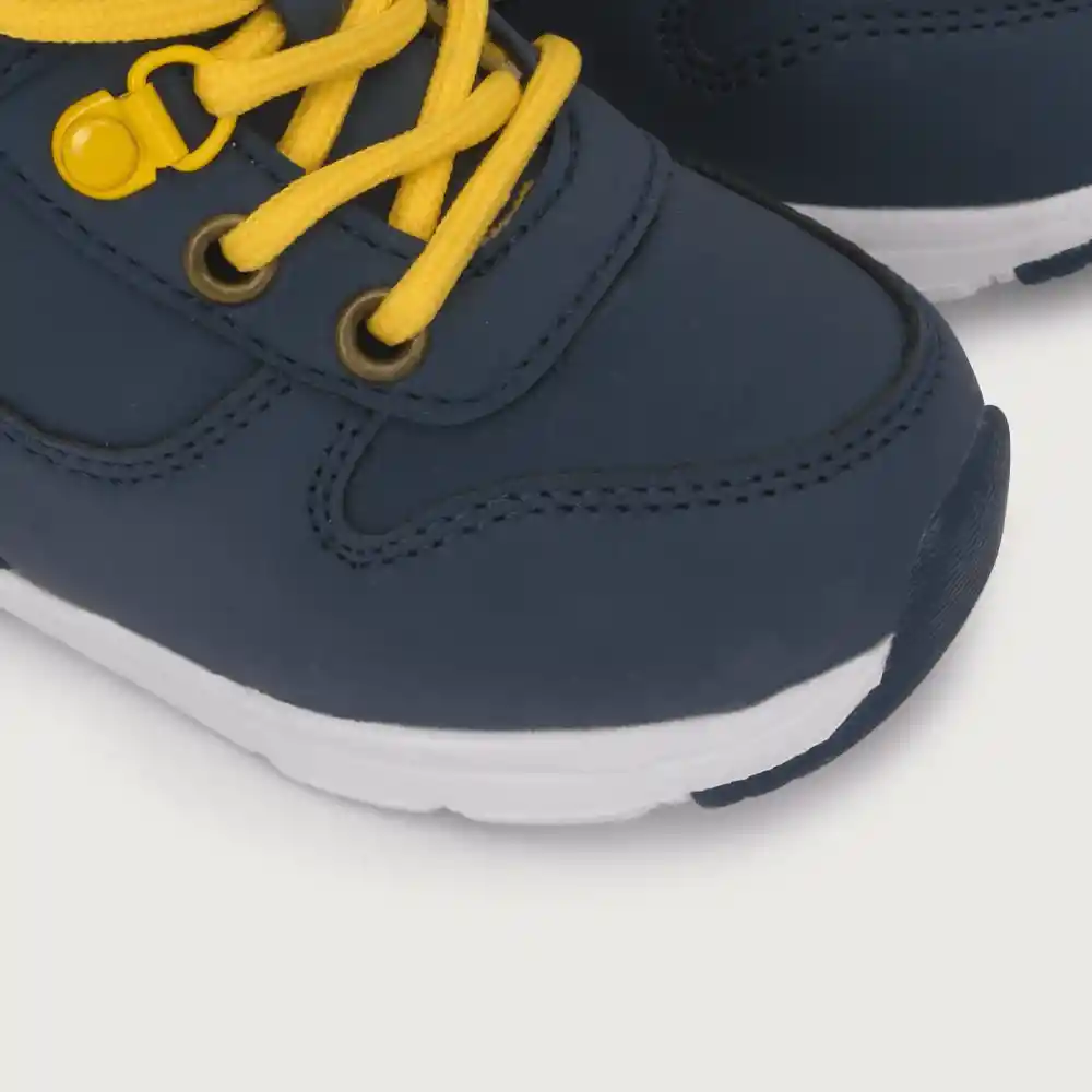 Botines Urbano De Niño Azul/amarillo Talla 25