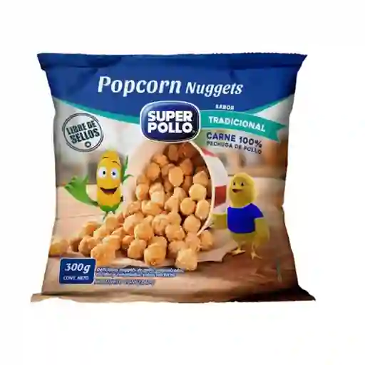 Super Pollo Nugget Popcorn Sabor Tradicional Bolsa
