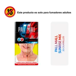 Pall Mall Cigarrillo Sunrise XL