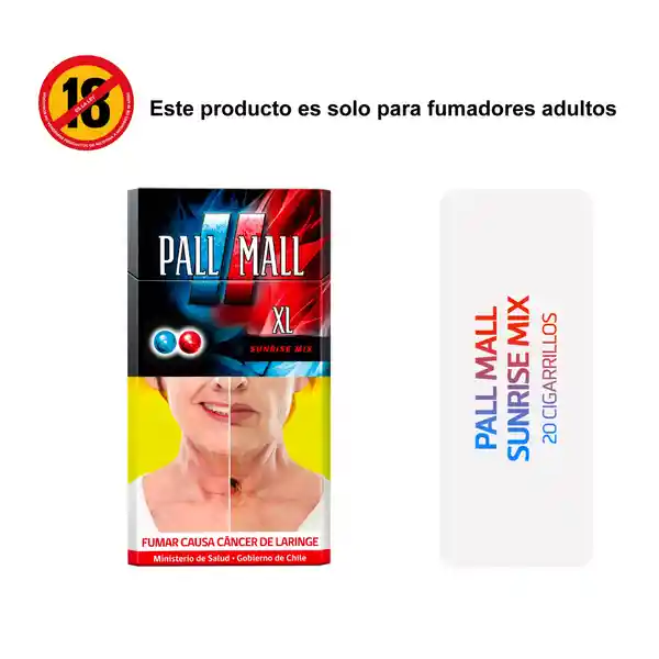 Pall Mall Cigarrillo Sunrise XL