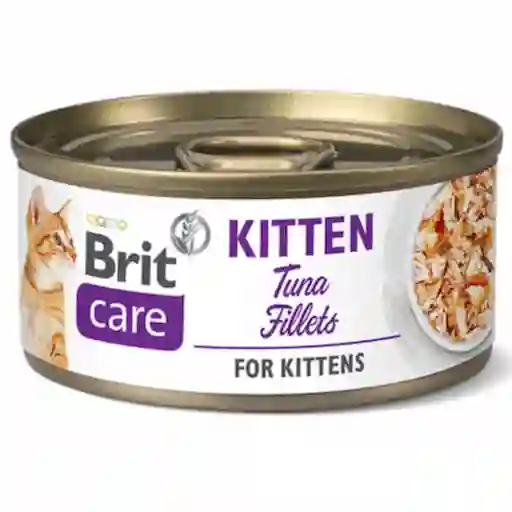 Brit Care Alimento Húmedo Para Gato Cat Kitten Tuna Fillets