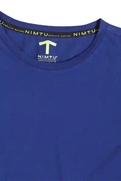 Camiseta Básica Tres Cruces Blue Talla M Nimtu